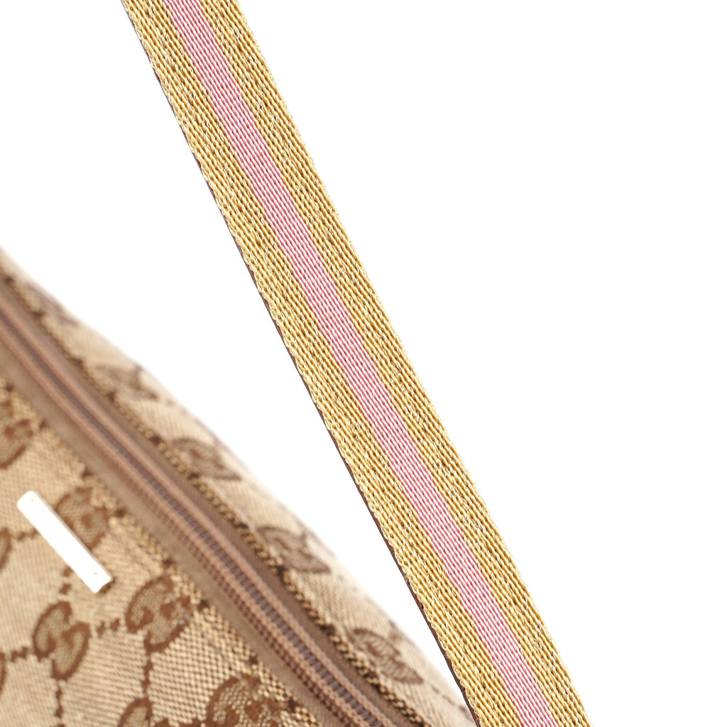 141809 Beige Pink GG Boat Pochette