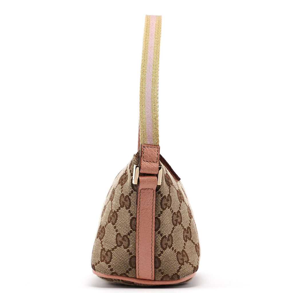 141809 Beige Pink GG Boat Pochette