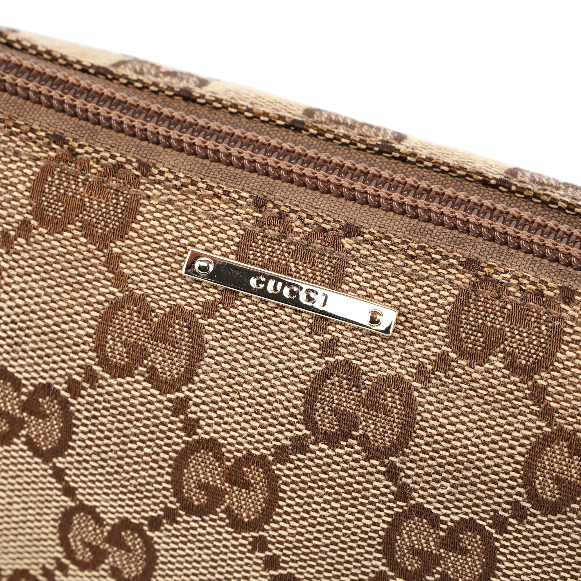 141809 Beige Pink GG Boat Pochette