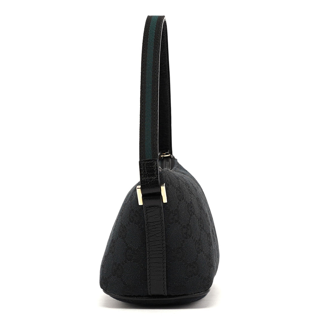 141809 Black GG Boat Pochette