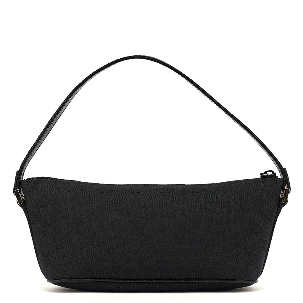 141809 Black GG Boat Pochette