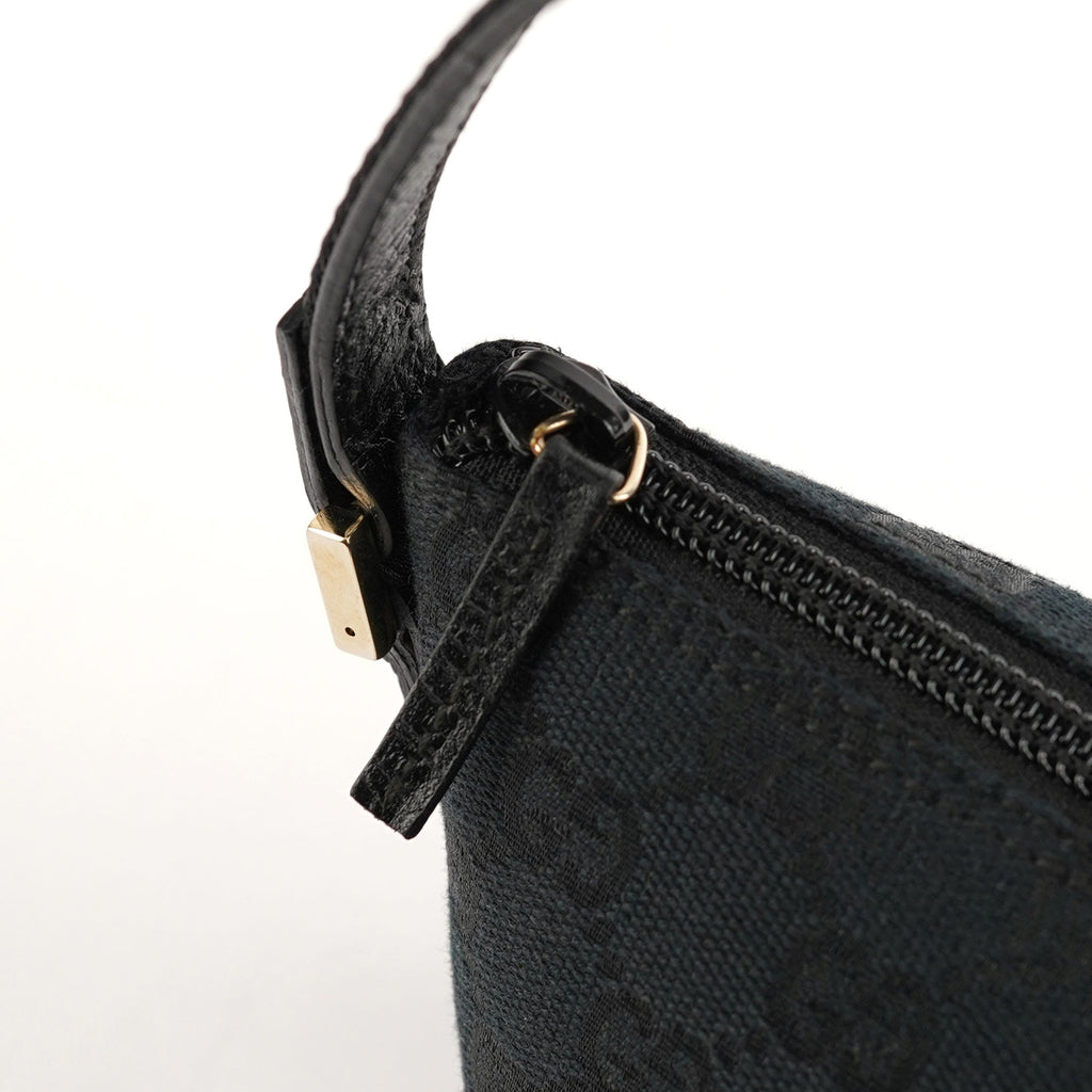 141809 Black GG Boat Pochette