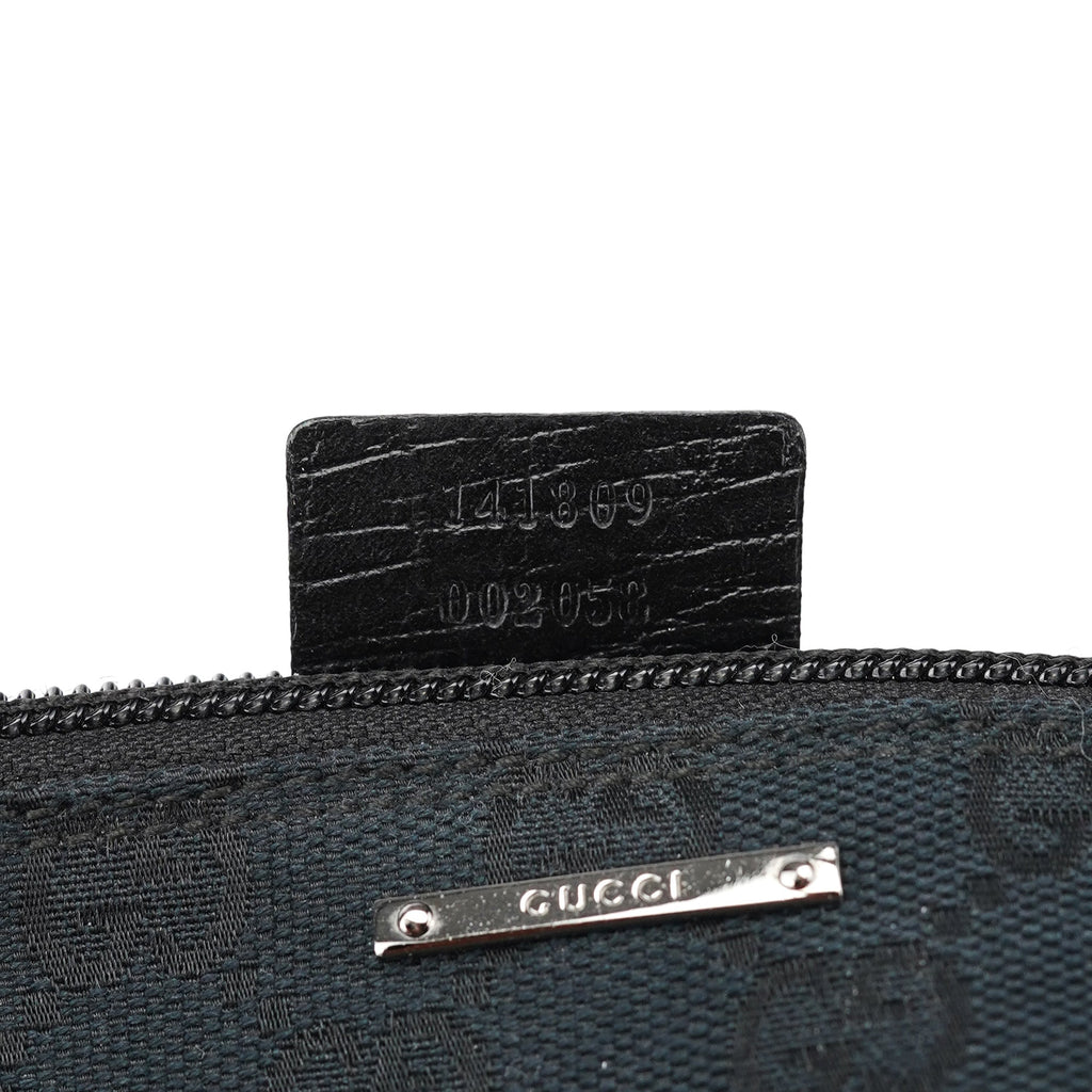 141809 Black GG Boat Pochette