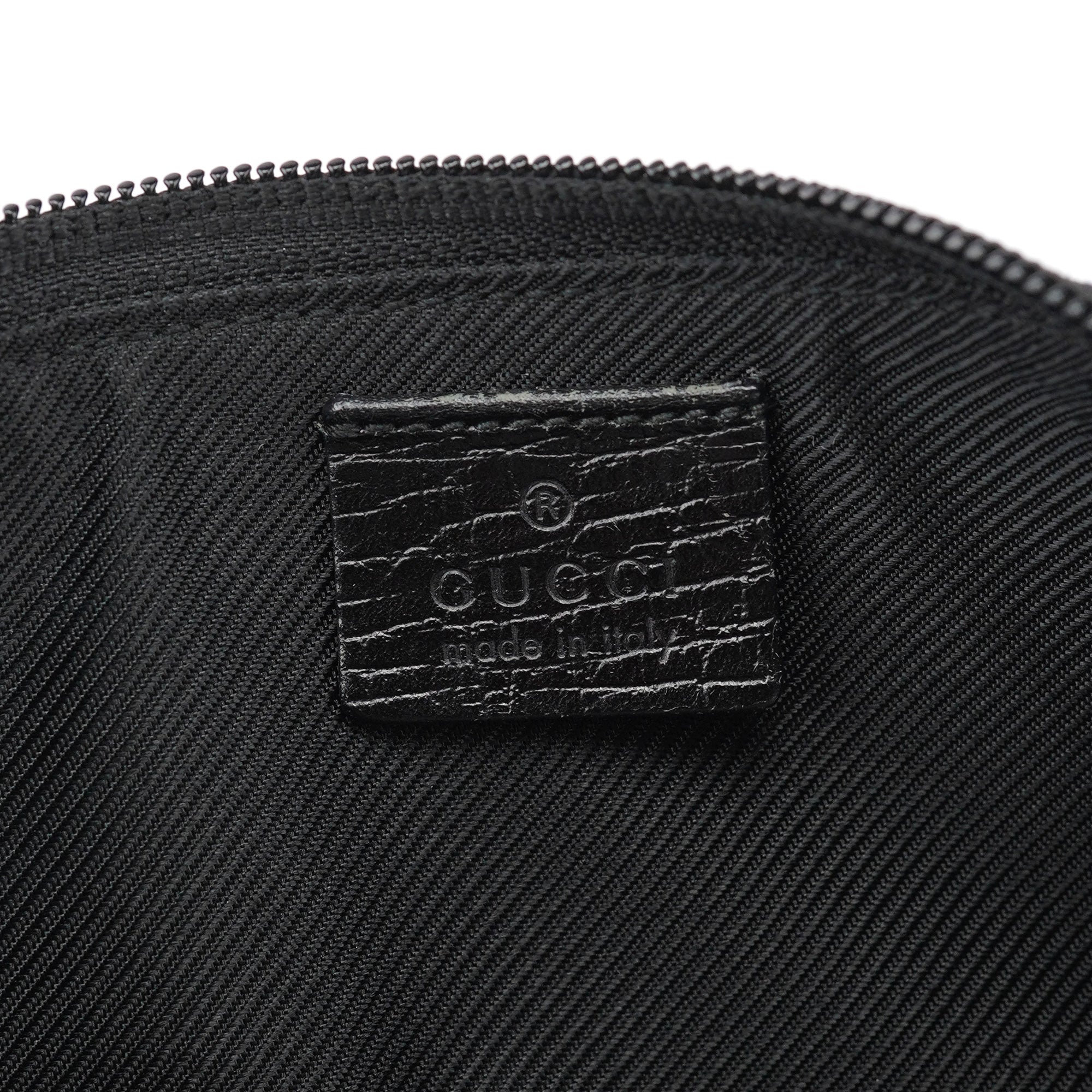 141809 Black GG Boat Pochette