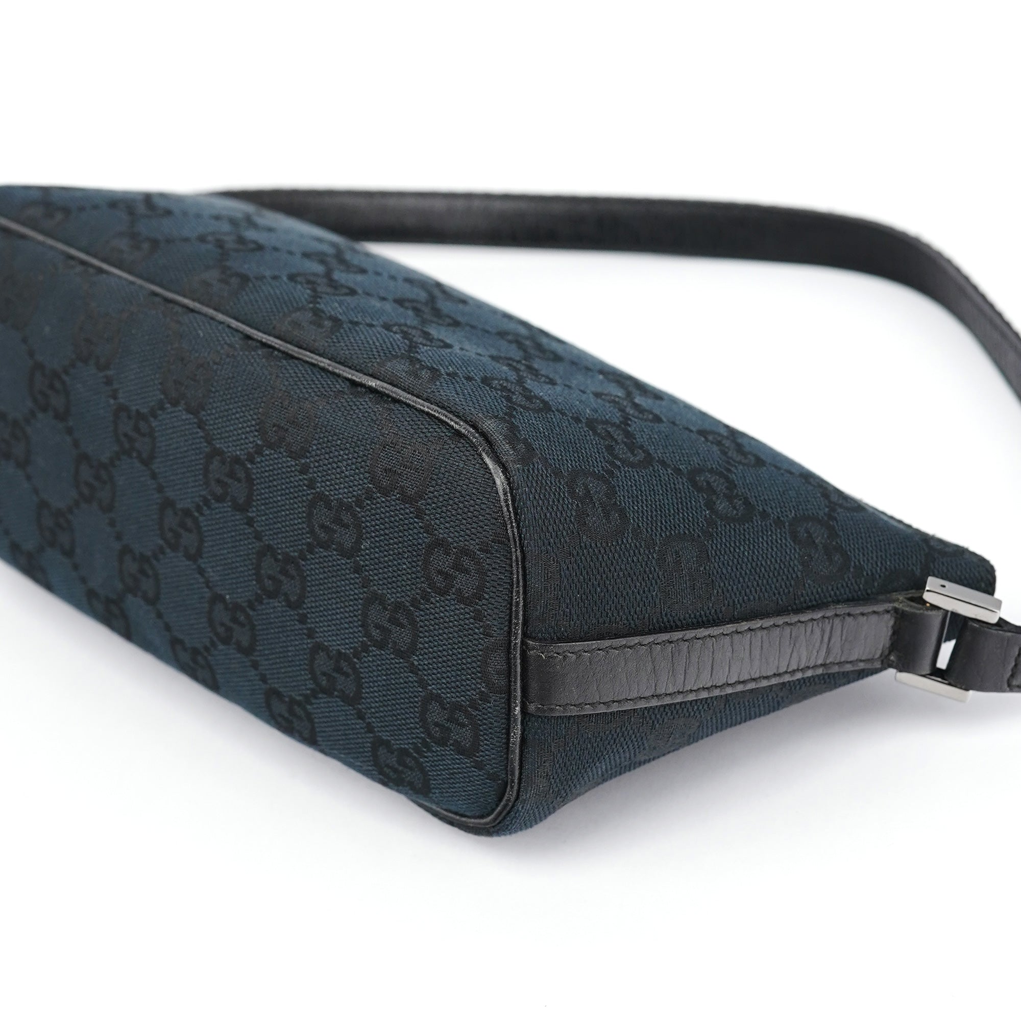 141809 Black GG Boat Pochette