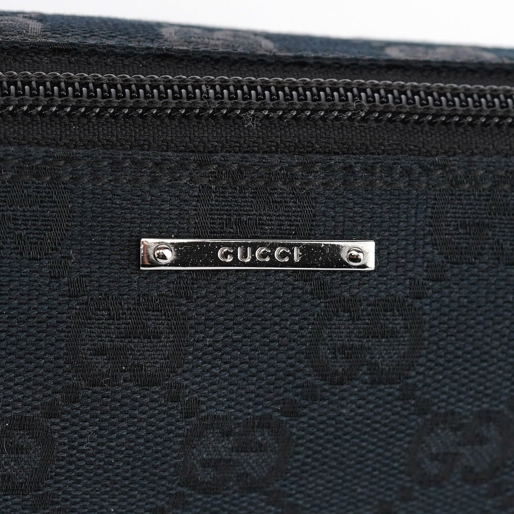 141809 Black GG Boat Pochette