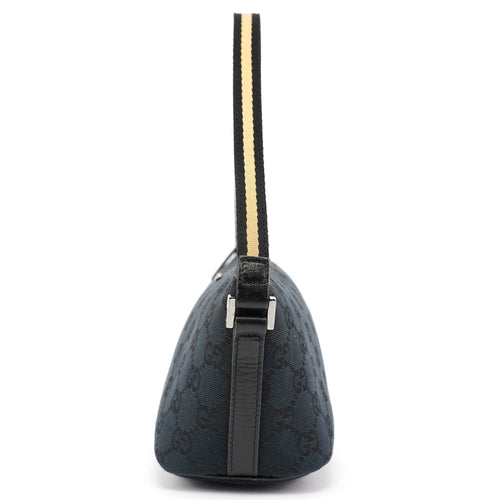 141809 Black GG Boat Pochette