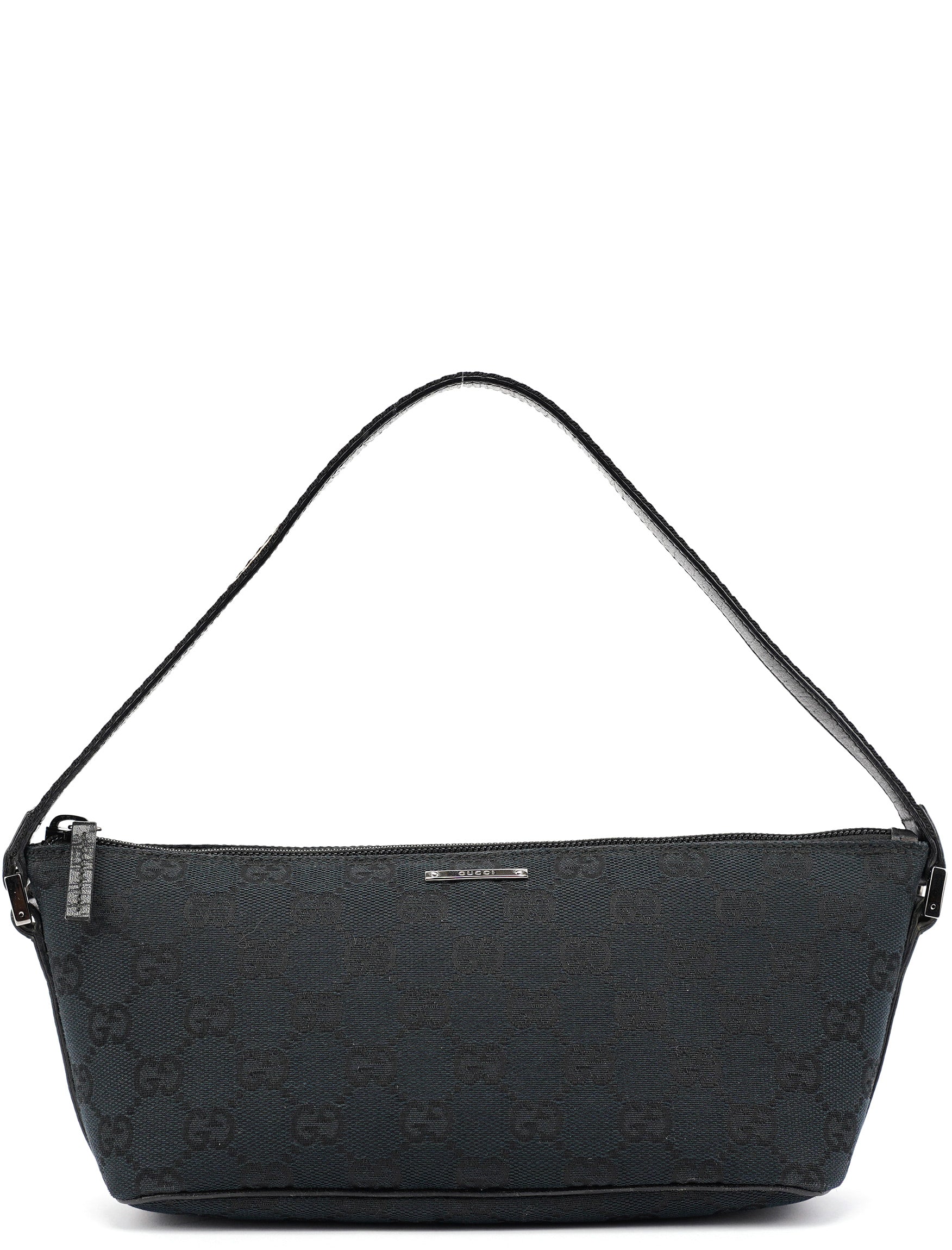 141809 Black GG Boat Pochette
