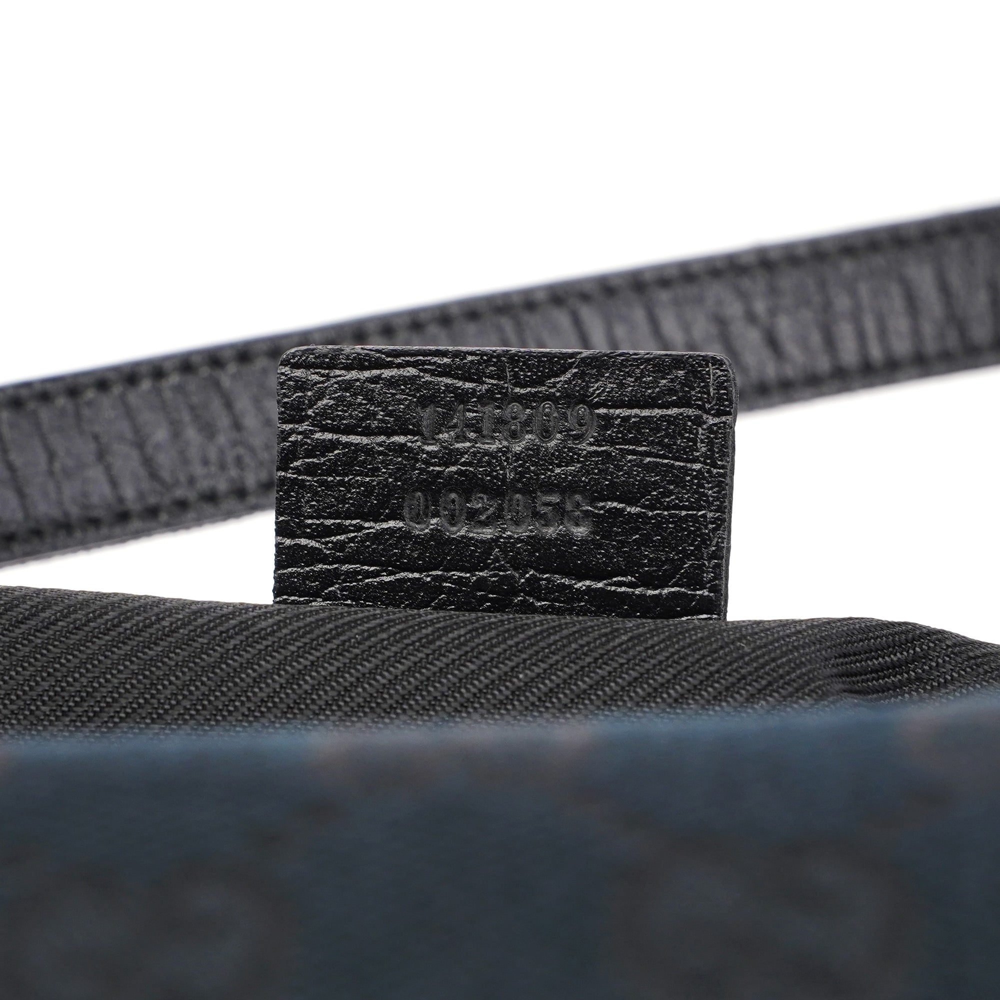 141809 Black GG Boat Pochette