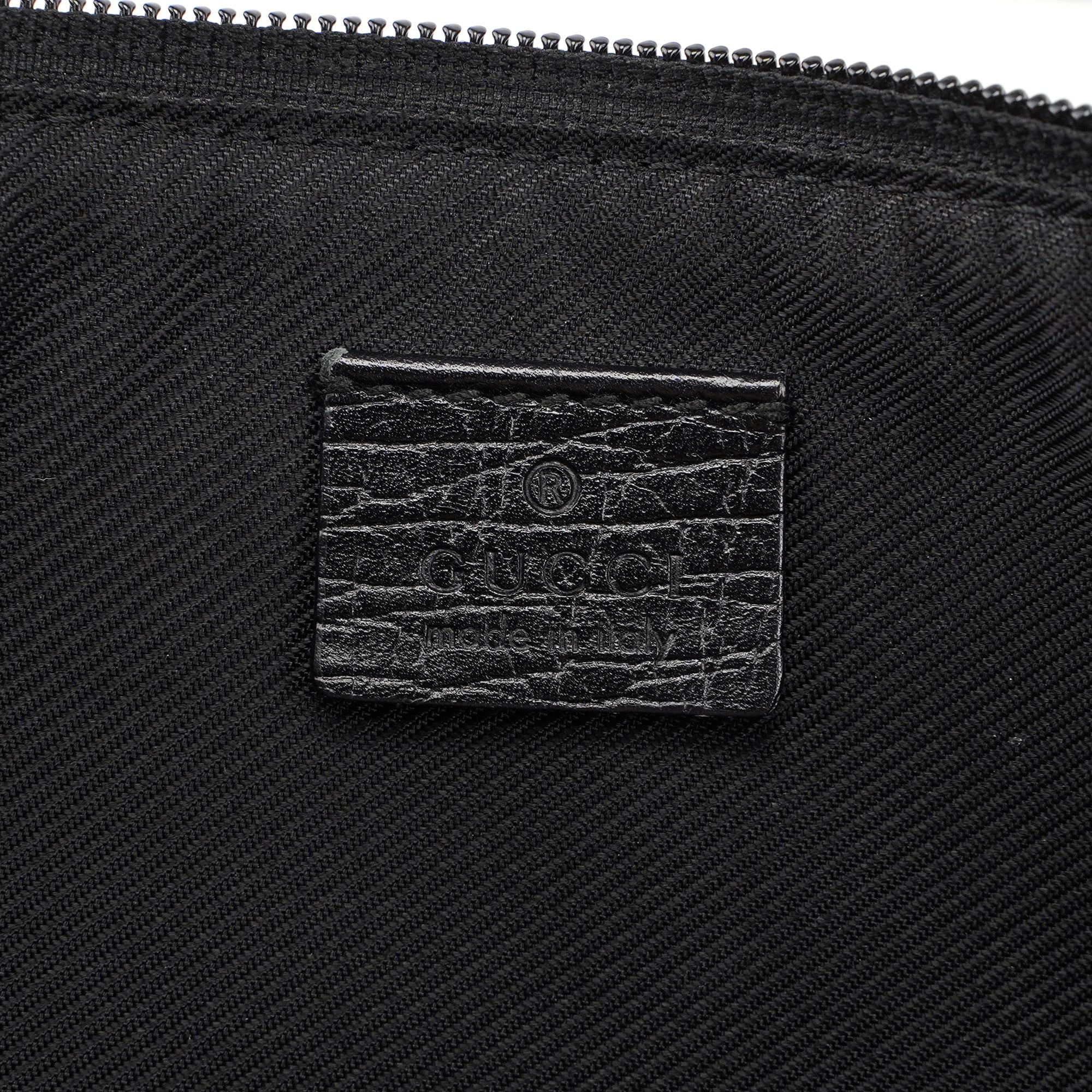 141809 Black GG Boat Pochette