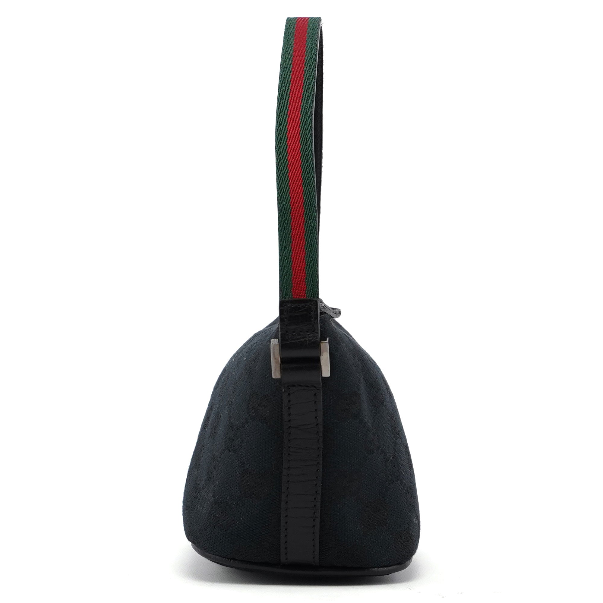 141809 Black GG Boat Pochette Bag