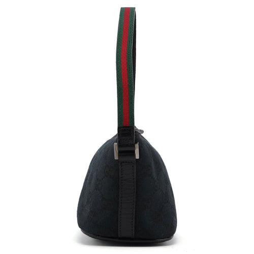 141809 Black GG Boat Pochette Bag