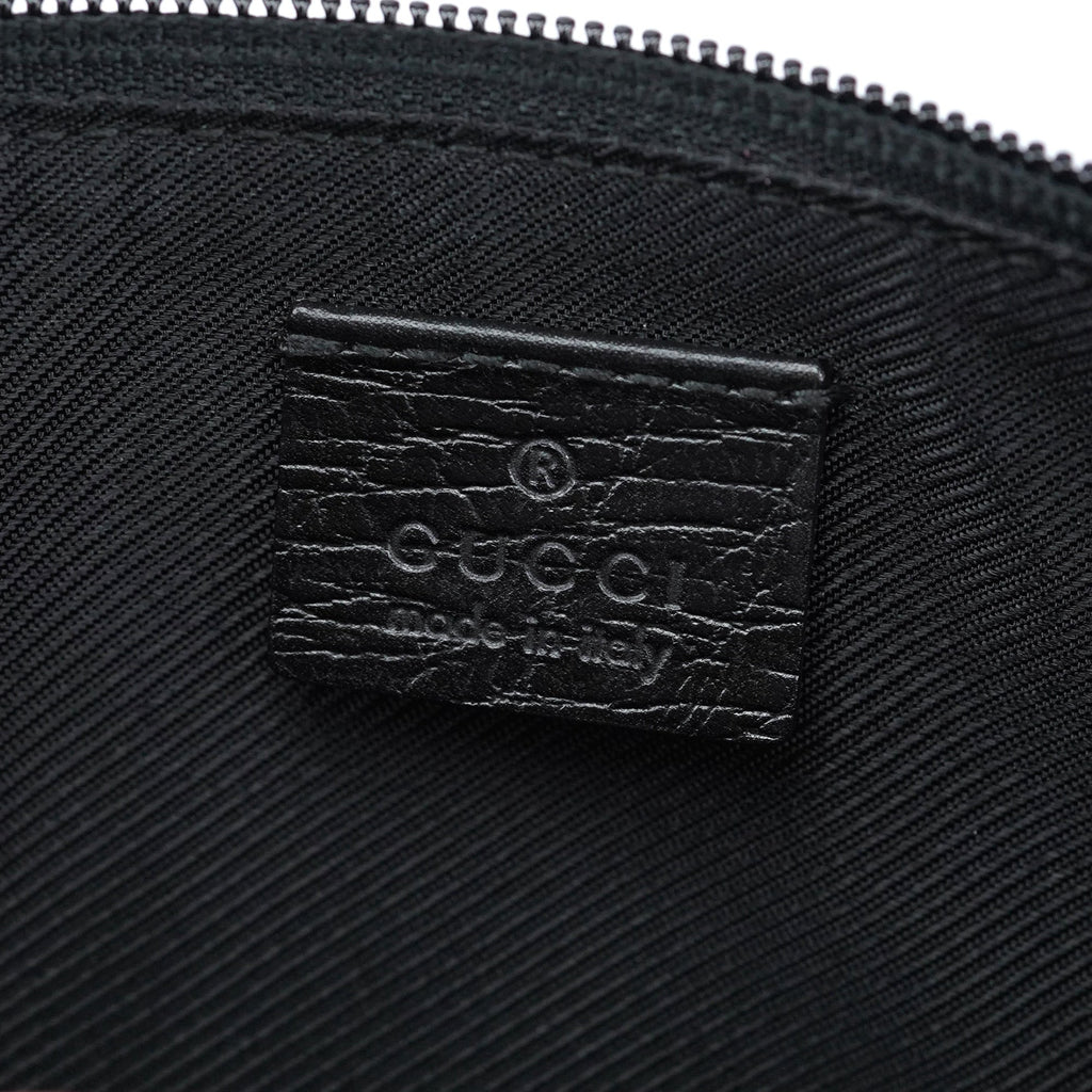 141809 Black GG Boat Pochette Bag