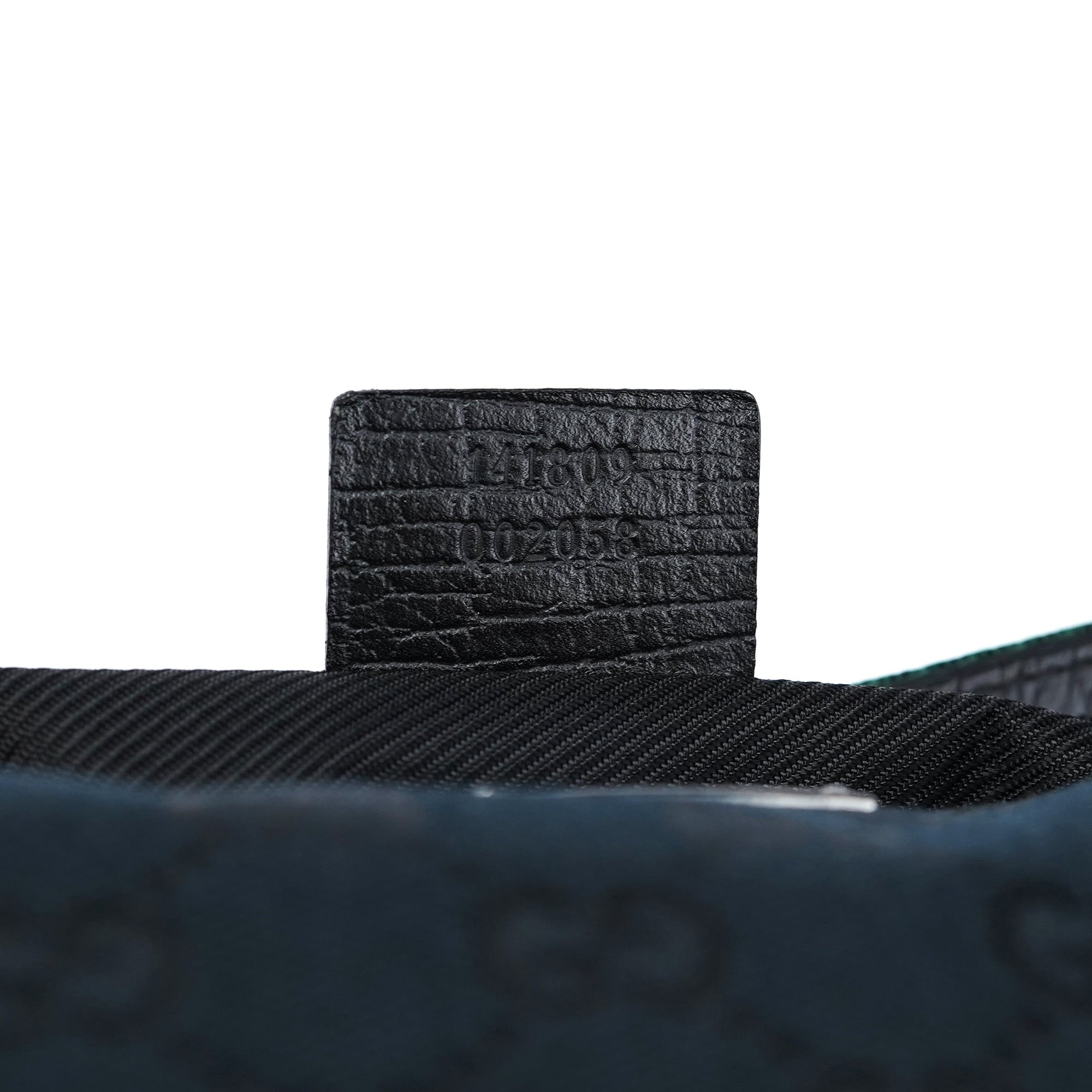 141809 Black GG Boat Pochette Bag