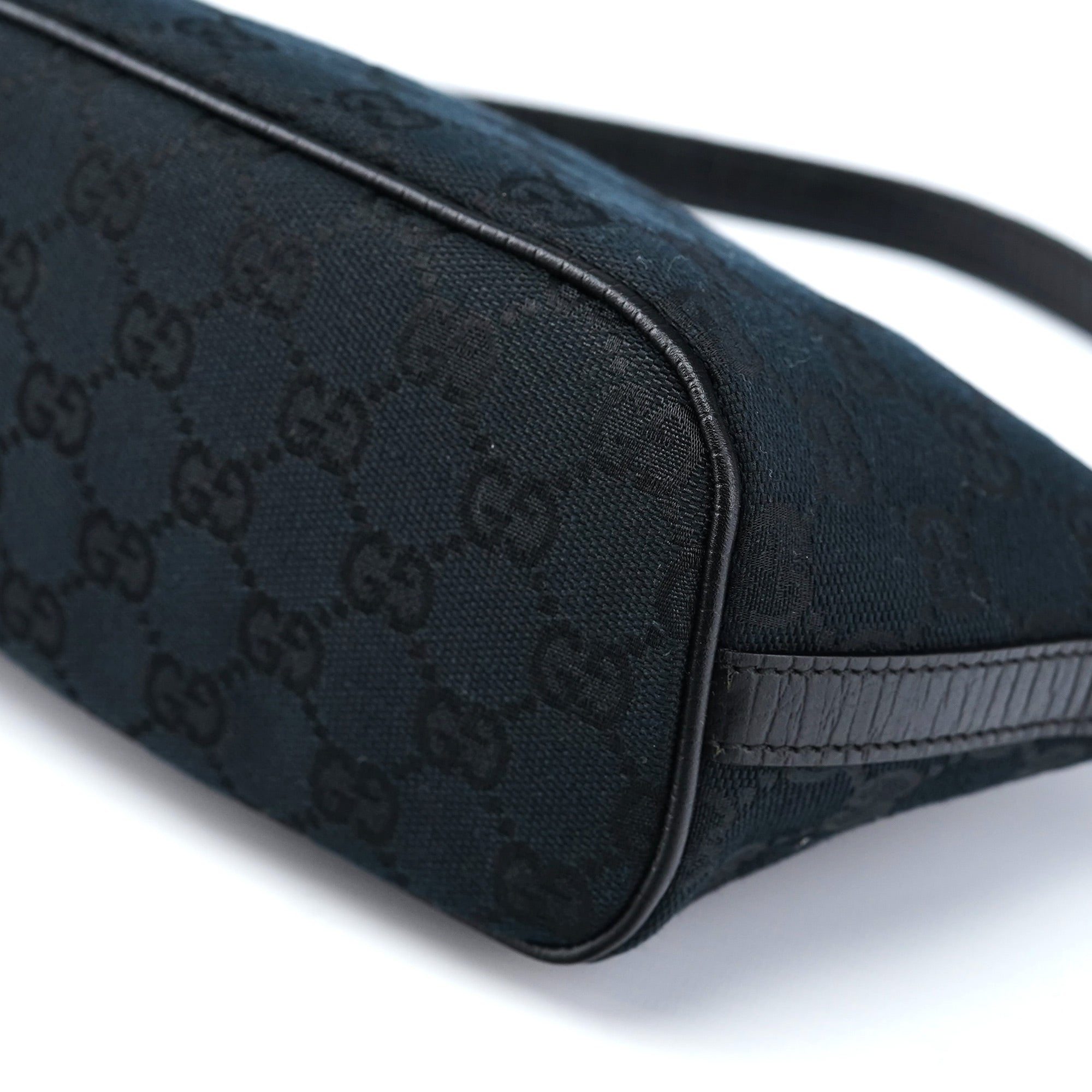 141809 Black GG Boat Pochette Bag