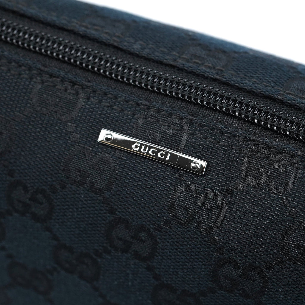 141809 Black GG Boat Pochette Bag