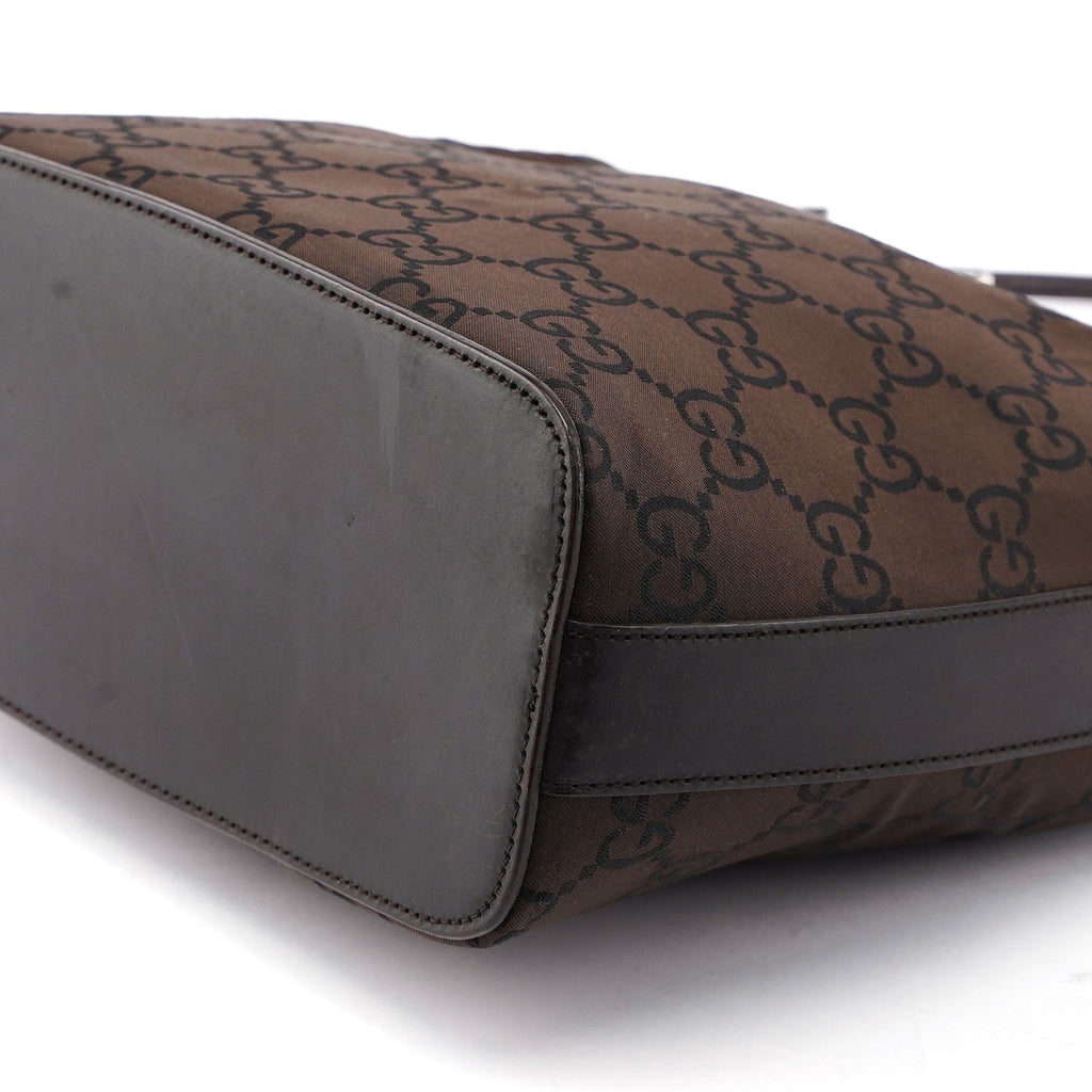 142022 Brown GG Monogram Shoulder Bag