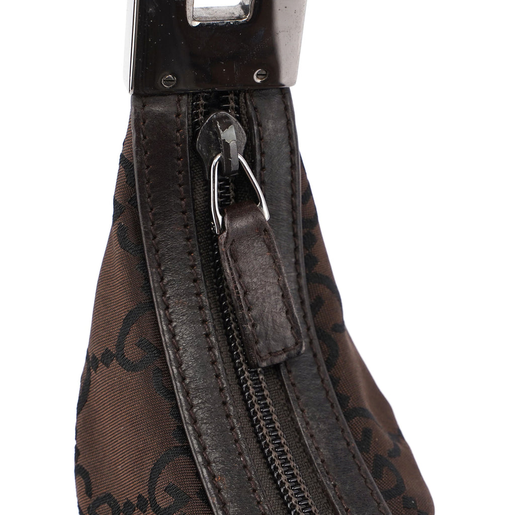 142022 Brown GG Monogram Shoulder Bag