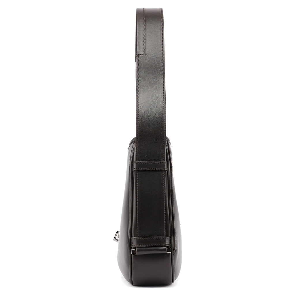 143747 Brown Calfskin Jackie Shoulder Bag
