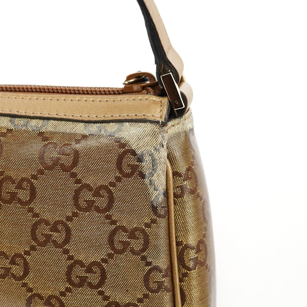 145750 Beige GG Coated Mini Shoulder Bag