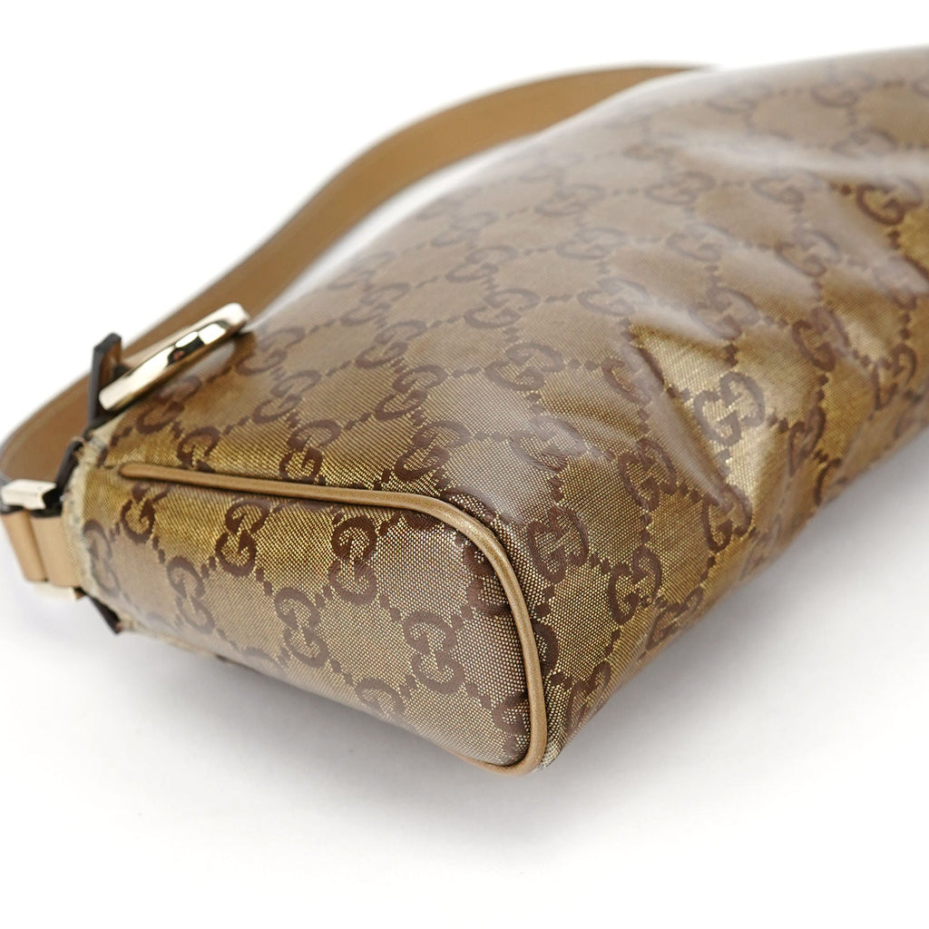 145750 Beige GG Coated Mini Shoulder Bag