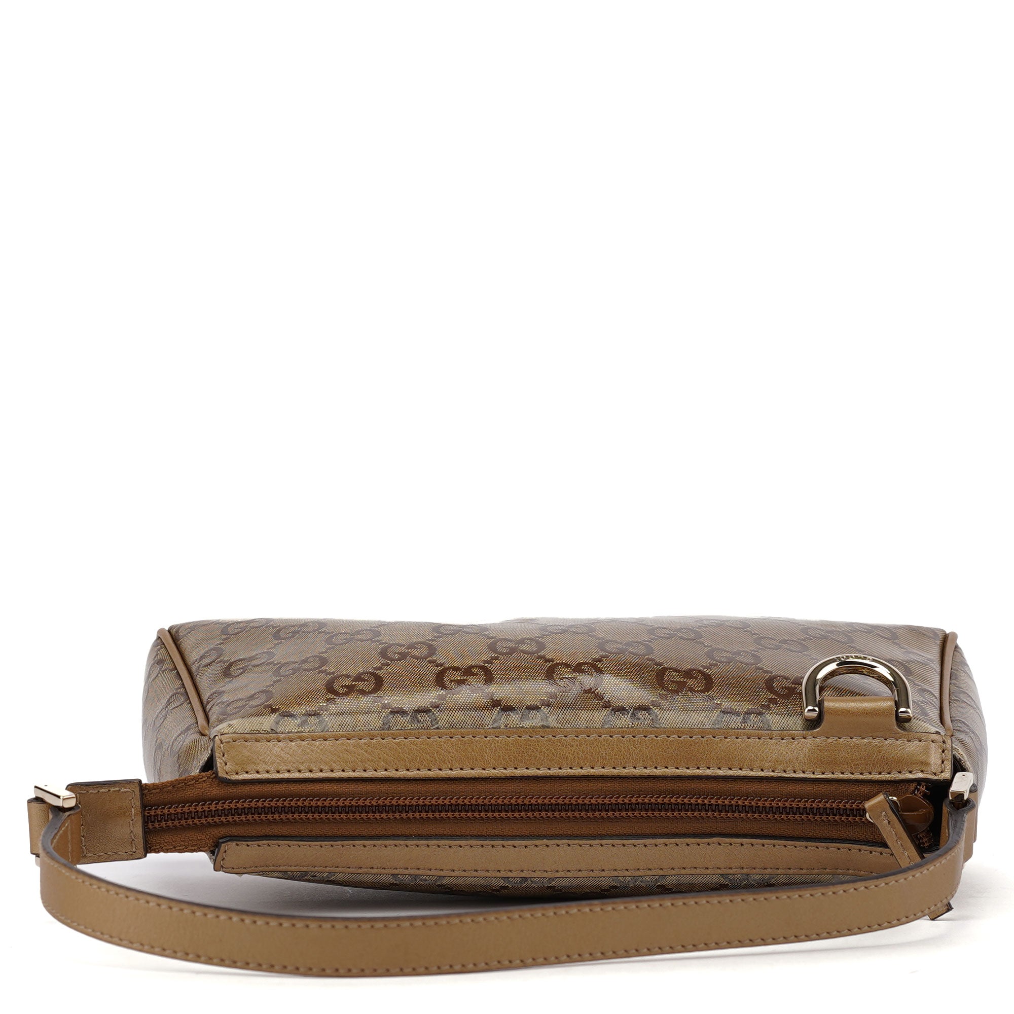 145750 Beige GG Coated Mini Shoulder Bag