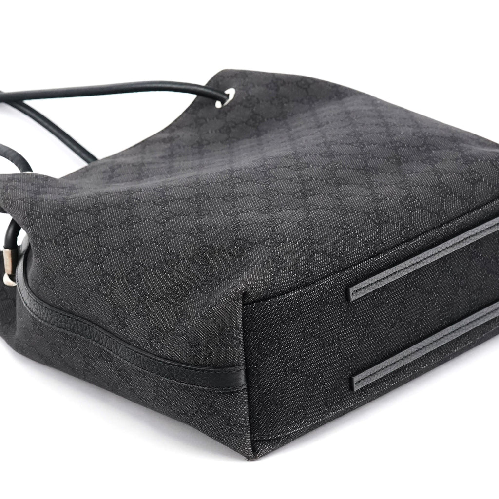 152279 Anthracite Denim GG Tote Bag