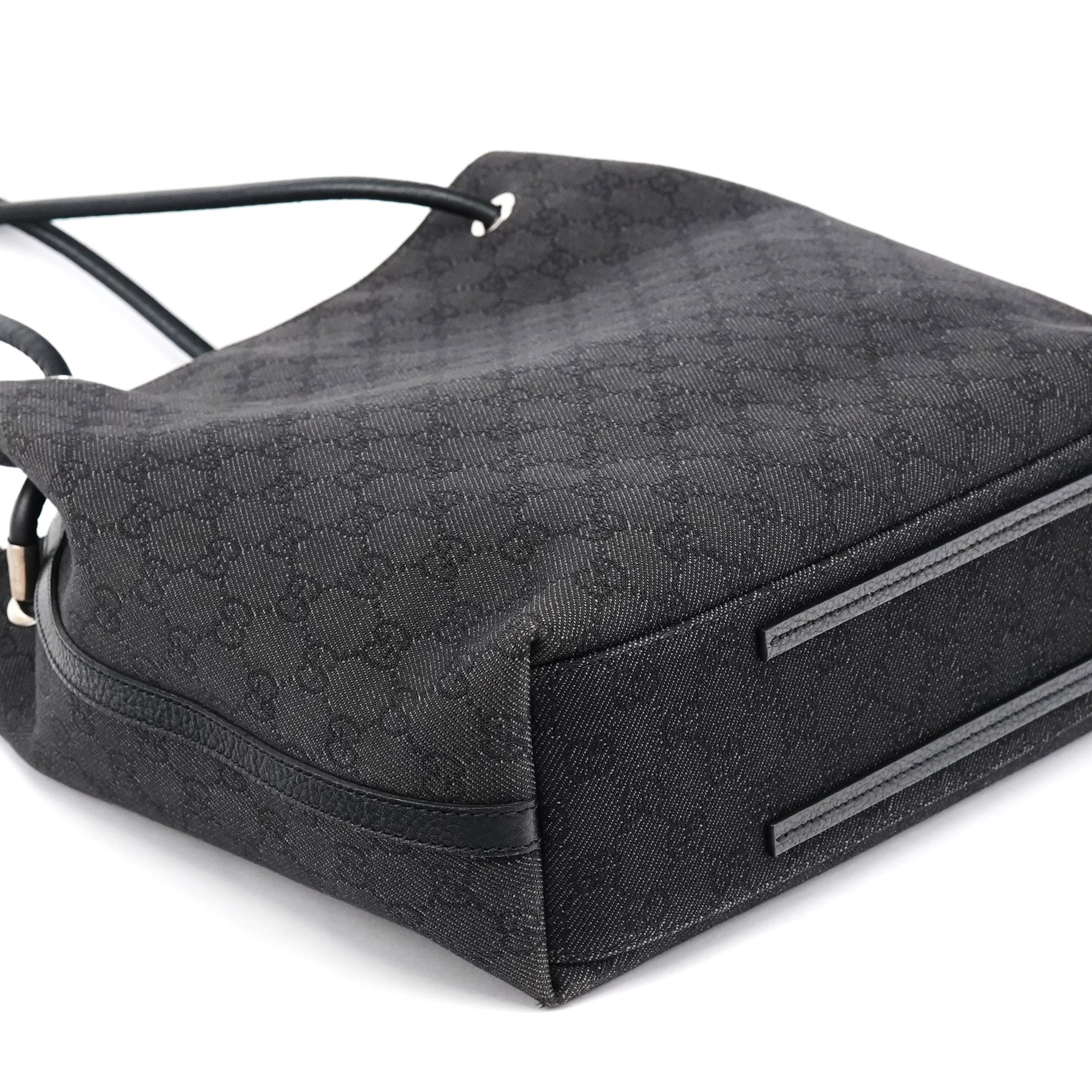 152279 Anthracite Denim GG Tote Bag
