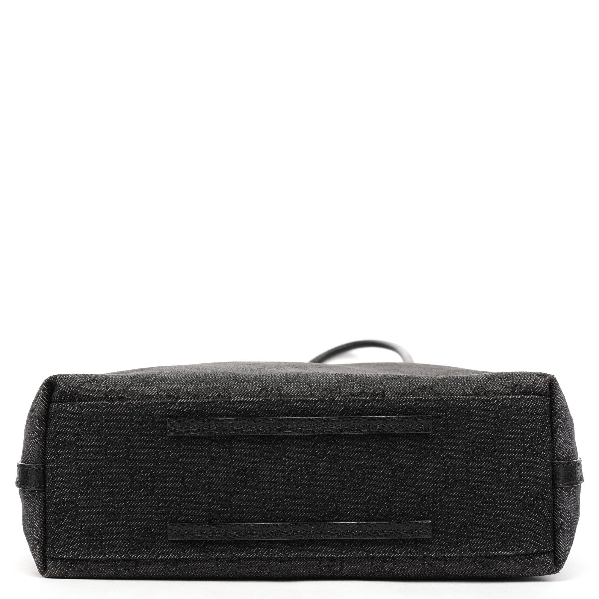 152279 Anthracite Denim GG Tote Bag