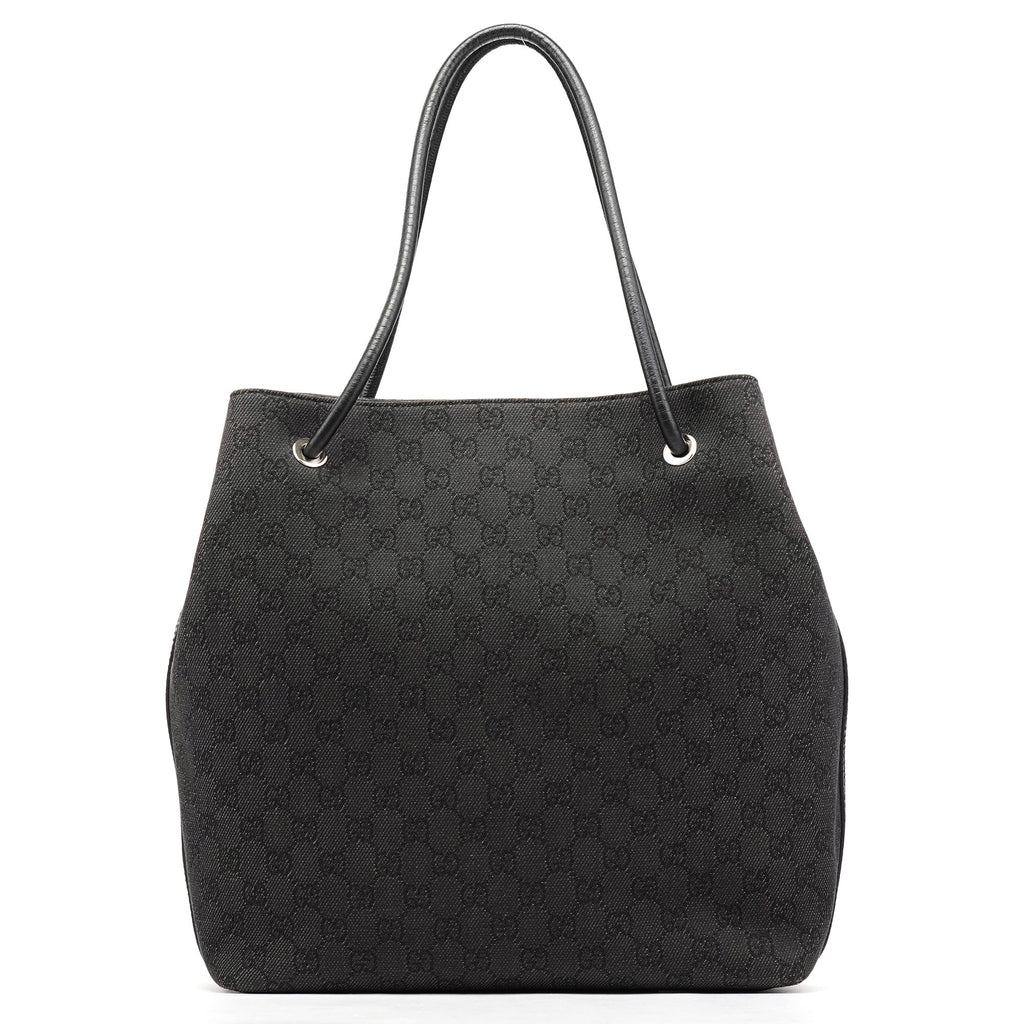 152279 Anthracite Denim GG Tote Bag