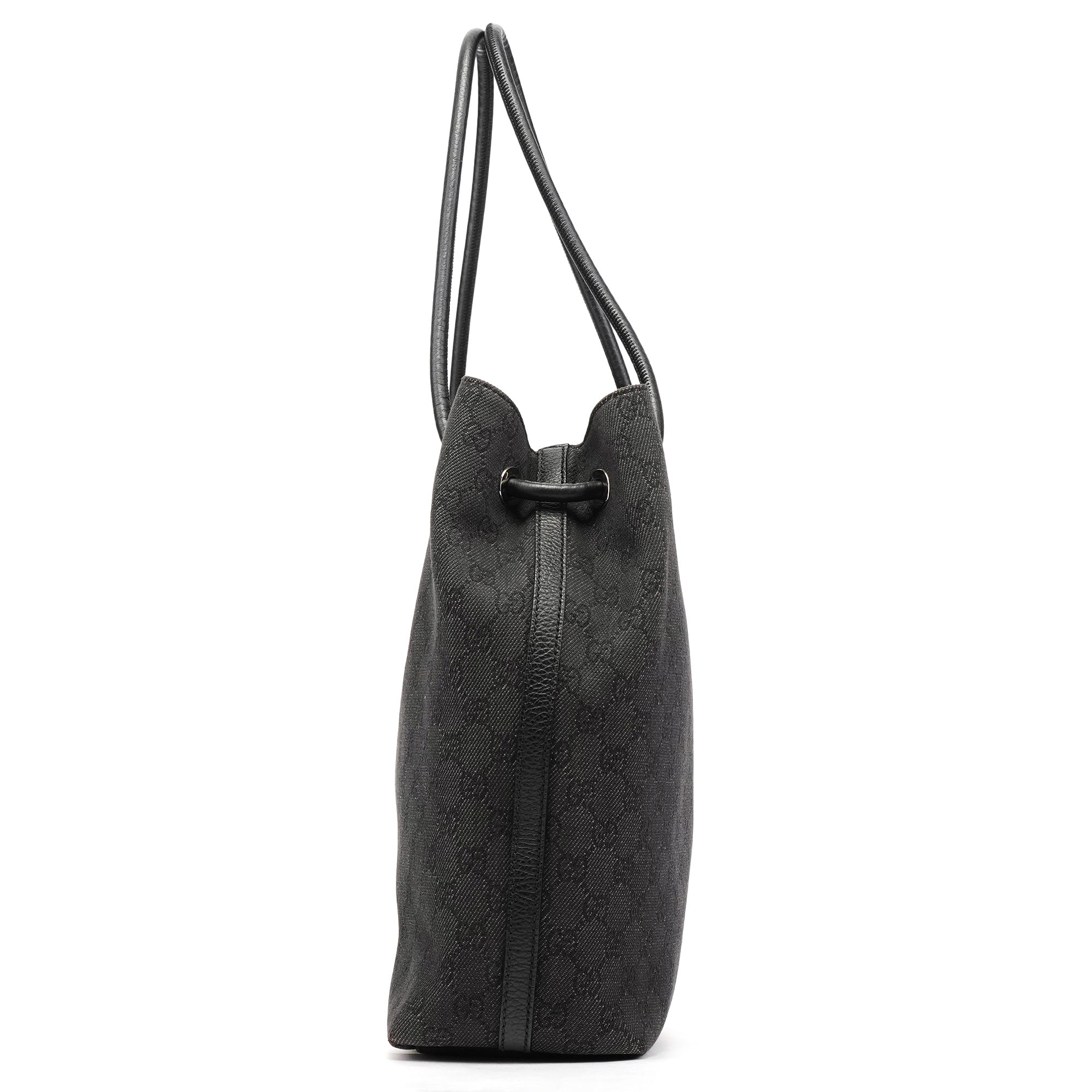 152279 Anthracite Denim GG Tote Bag