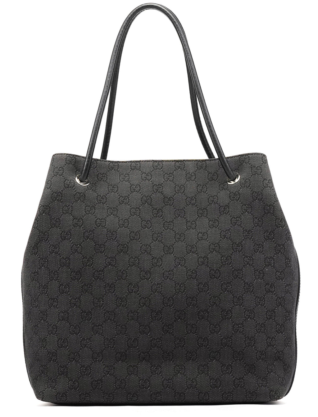 152279 Anthracite Denim GG Tote Bag