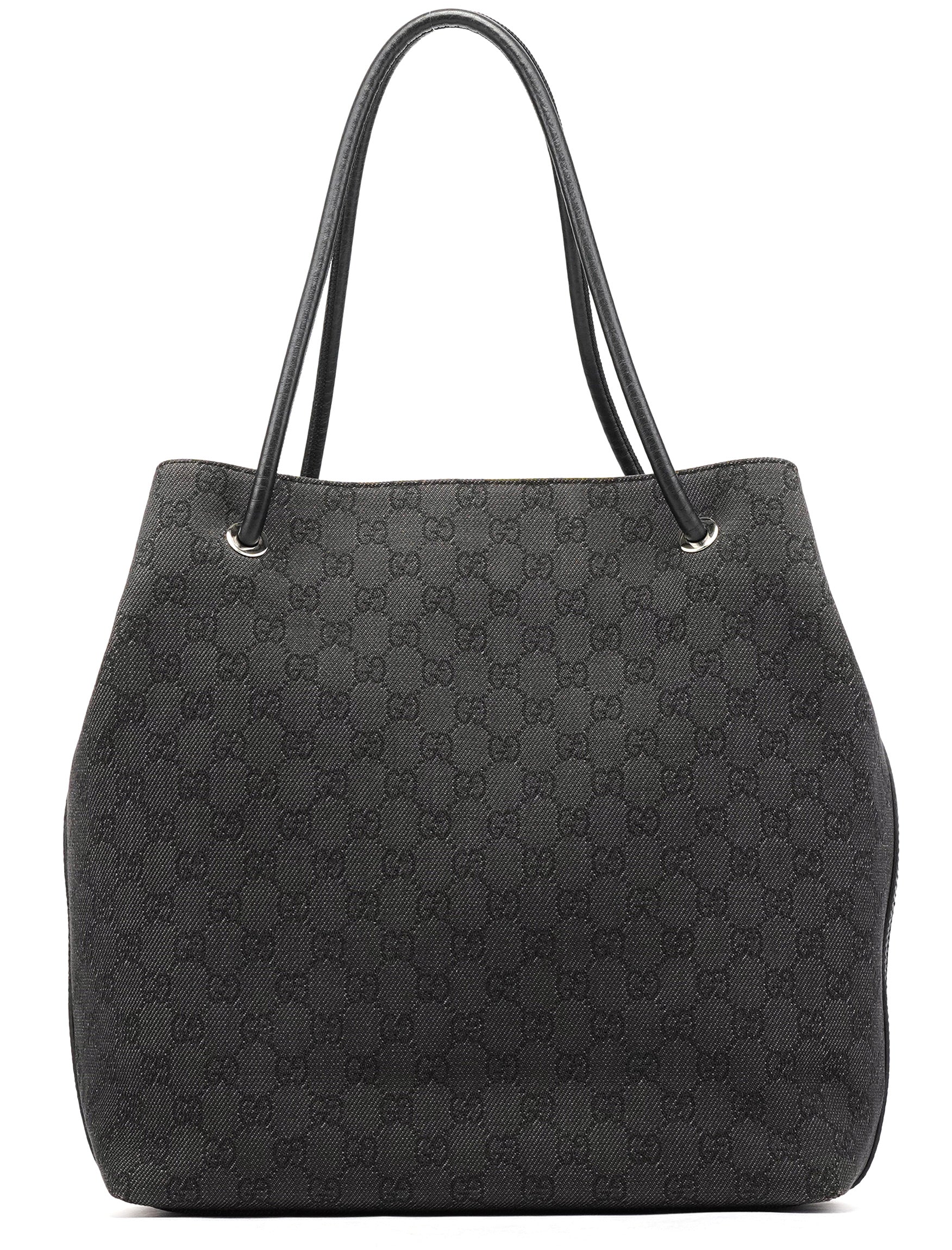 152279 Anthracite Denim GG Tote Bag