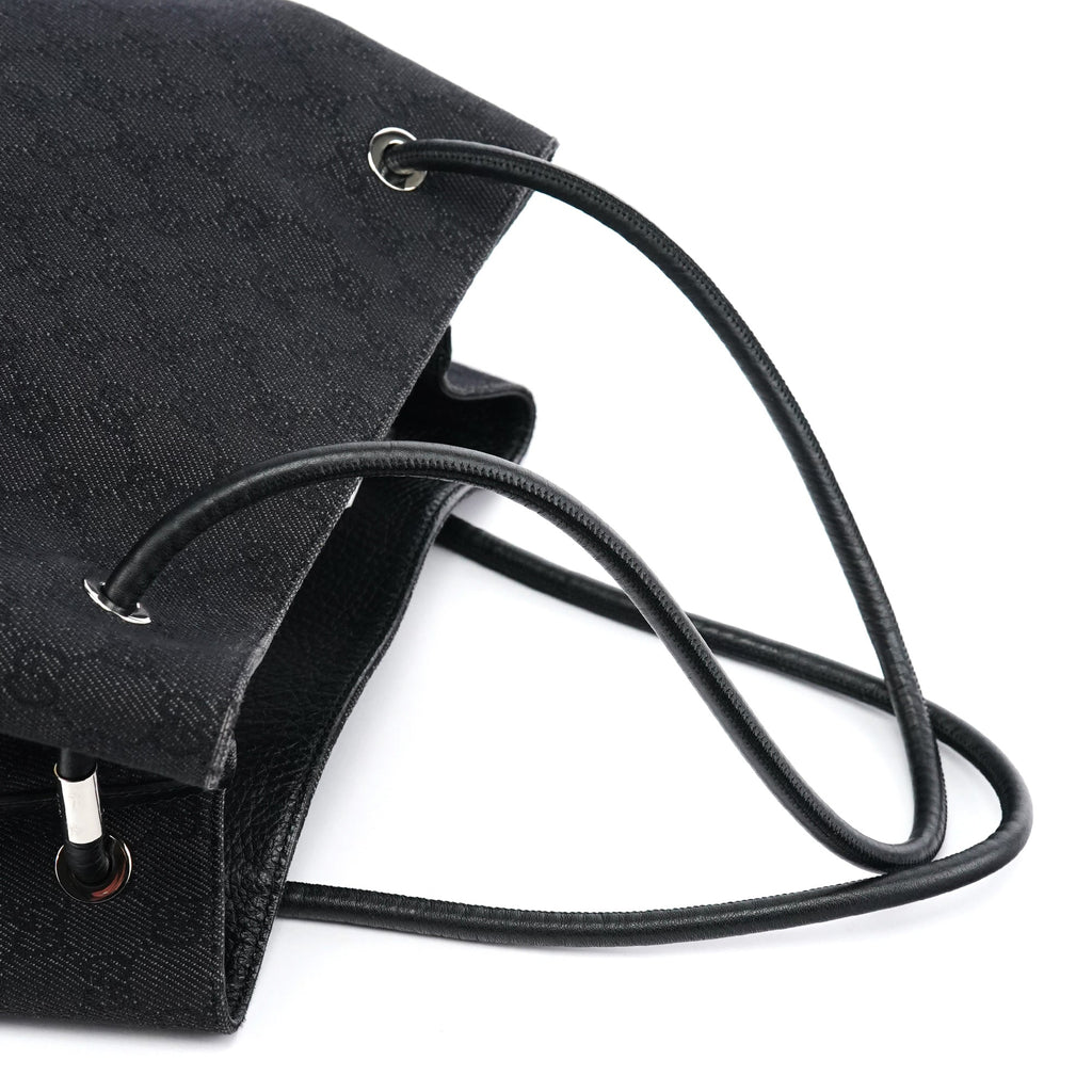152279 Anthracite Denim GG Tote Bag