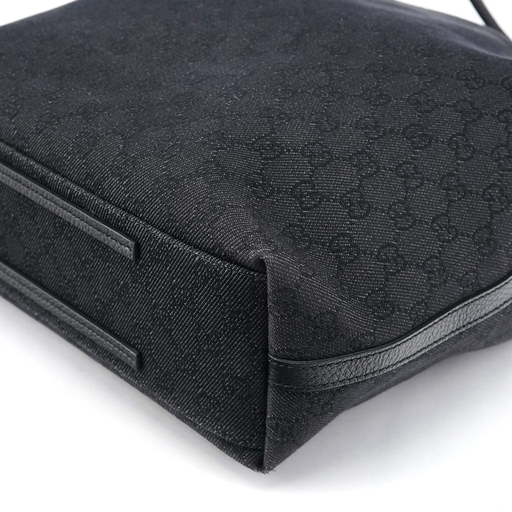 152279 Anthracite Denim GG Tote Bag