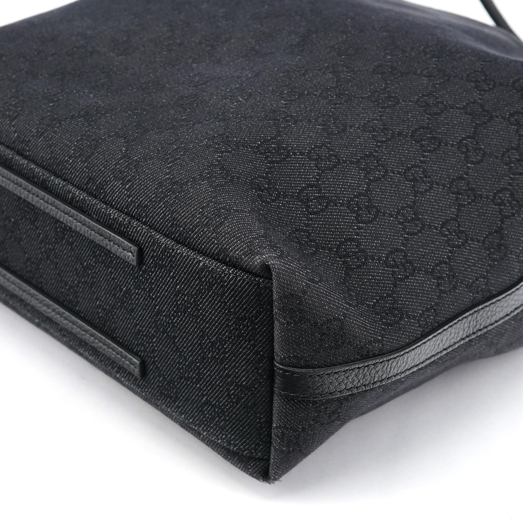 152279 Anthracite Denim GG Tote Bag