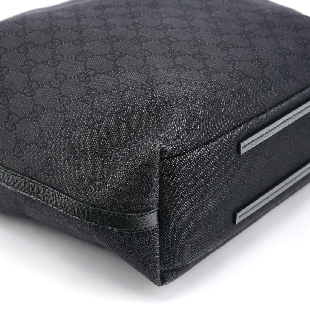 152279 Anthracite Denim GG Tote Bag
