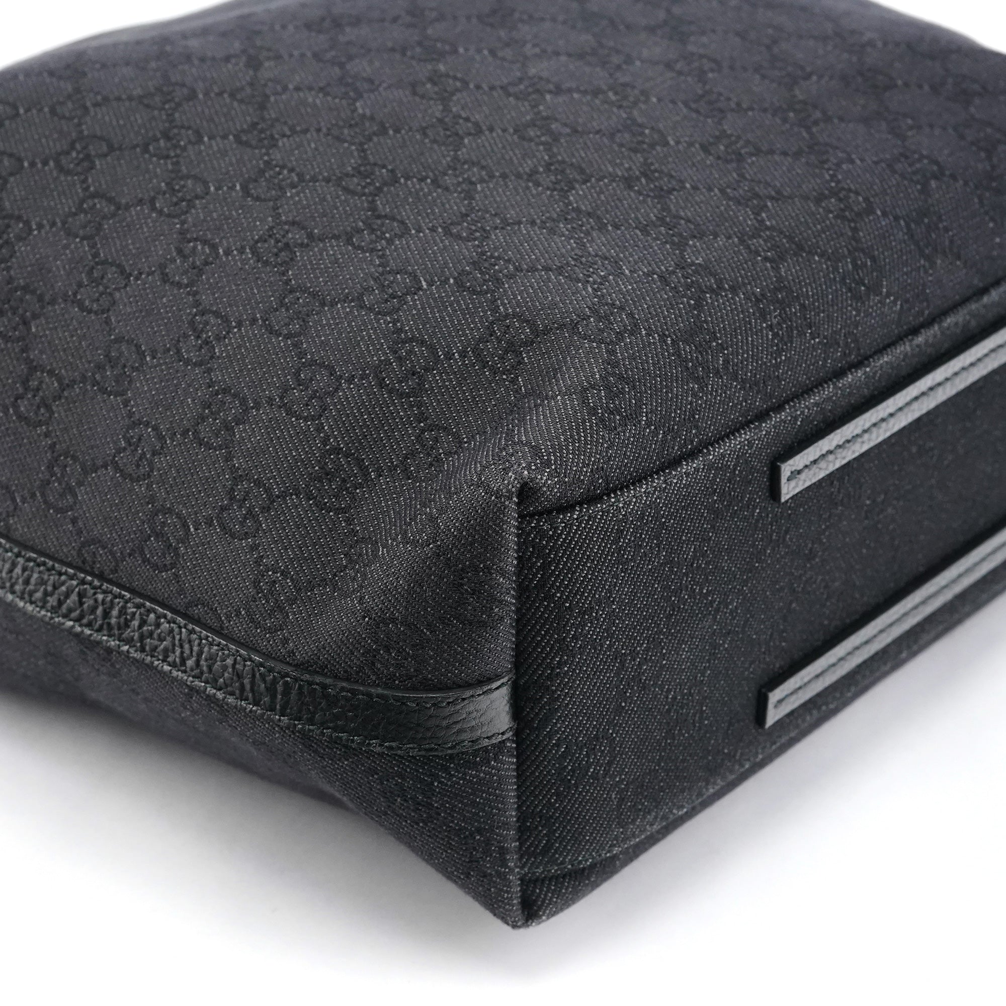 152279 Anthracite Denim GG Tote Bag