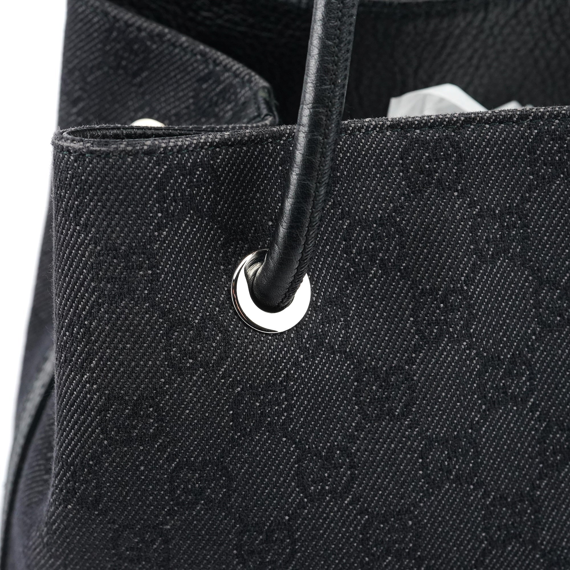 152279 Anthracite Denim GG Tote Bag