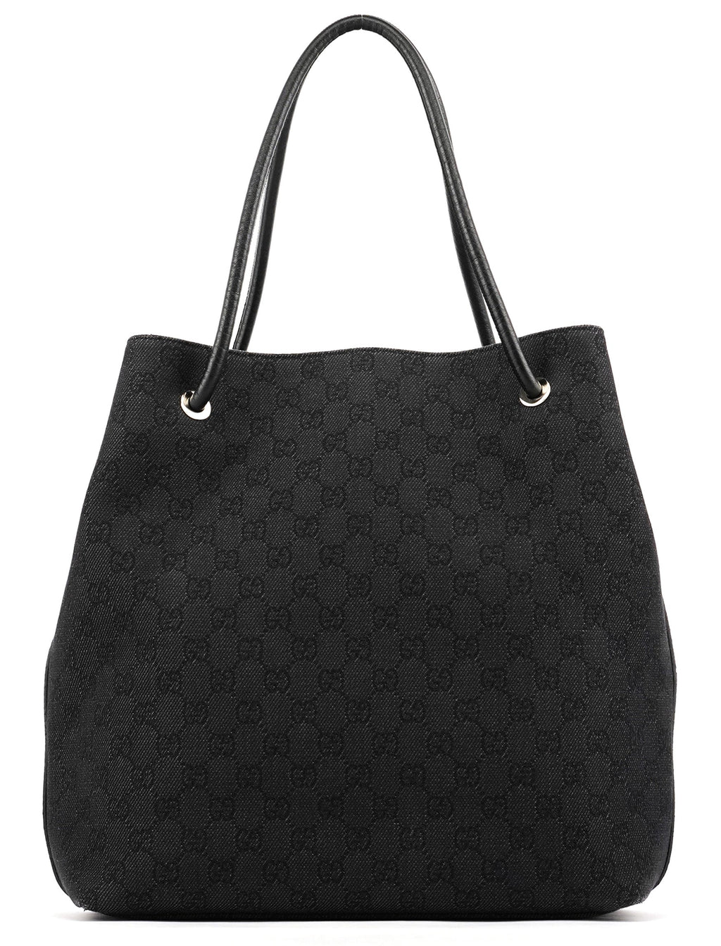 152279 Anthracite Denim GG Tote Bag