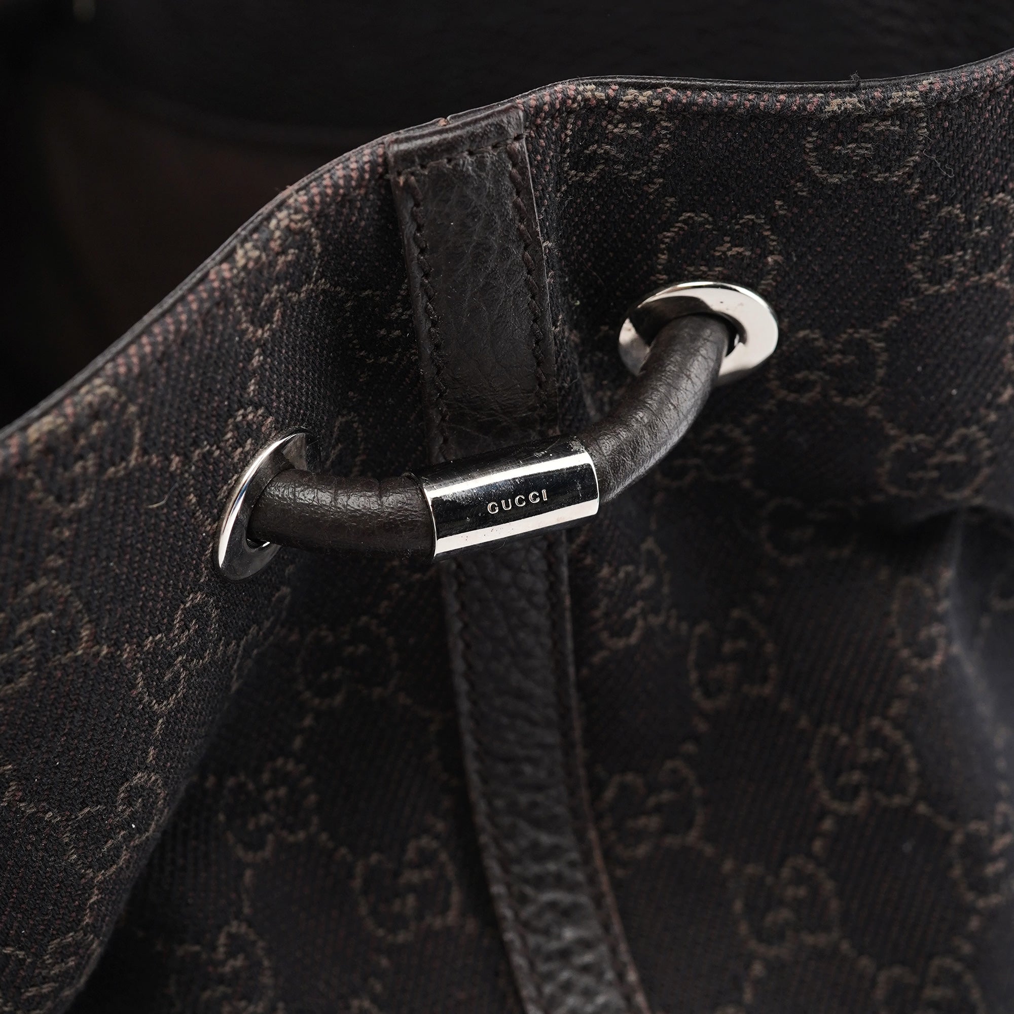 152279 Brown GG Tote Bag