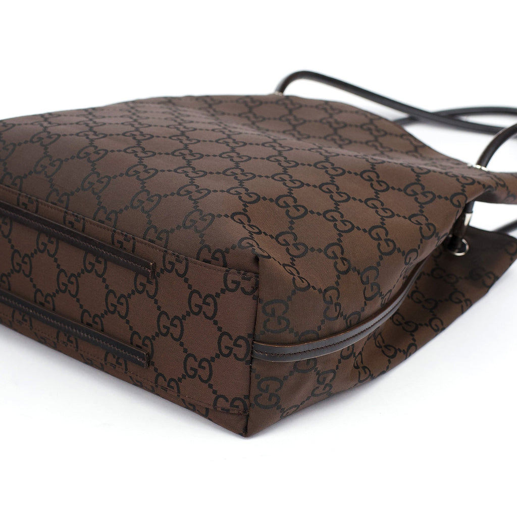 152279 Brown GG Tote Bag