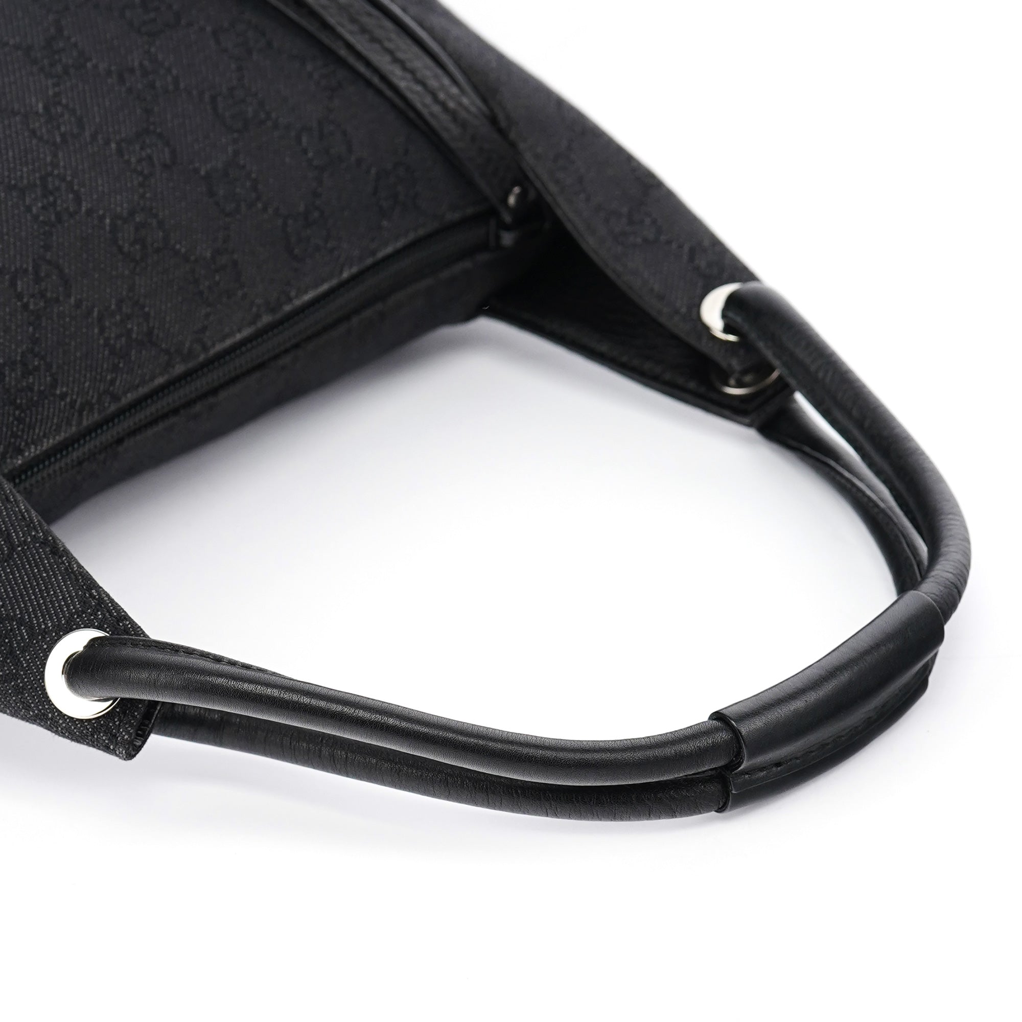 152280 Anthracite Denim GG Shoulder Bag