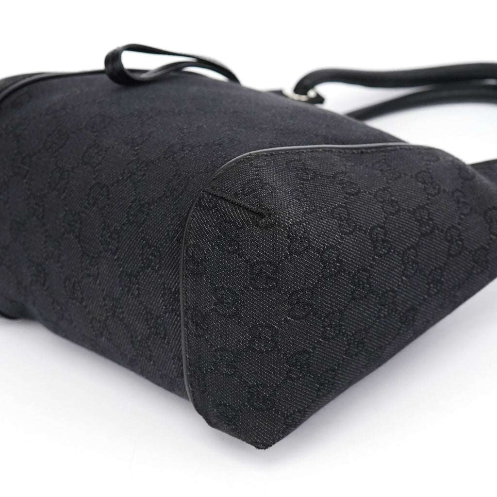 152280 Anthracite Denim GG Shoulder Bag