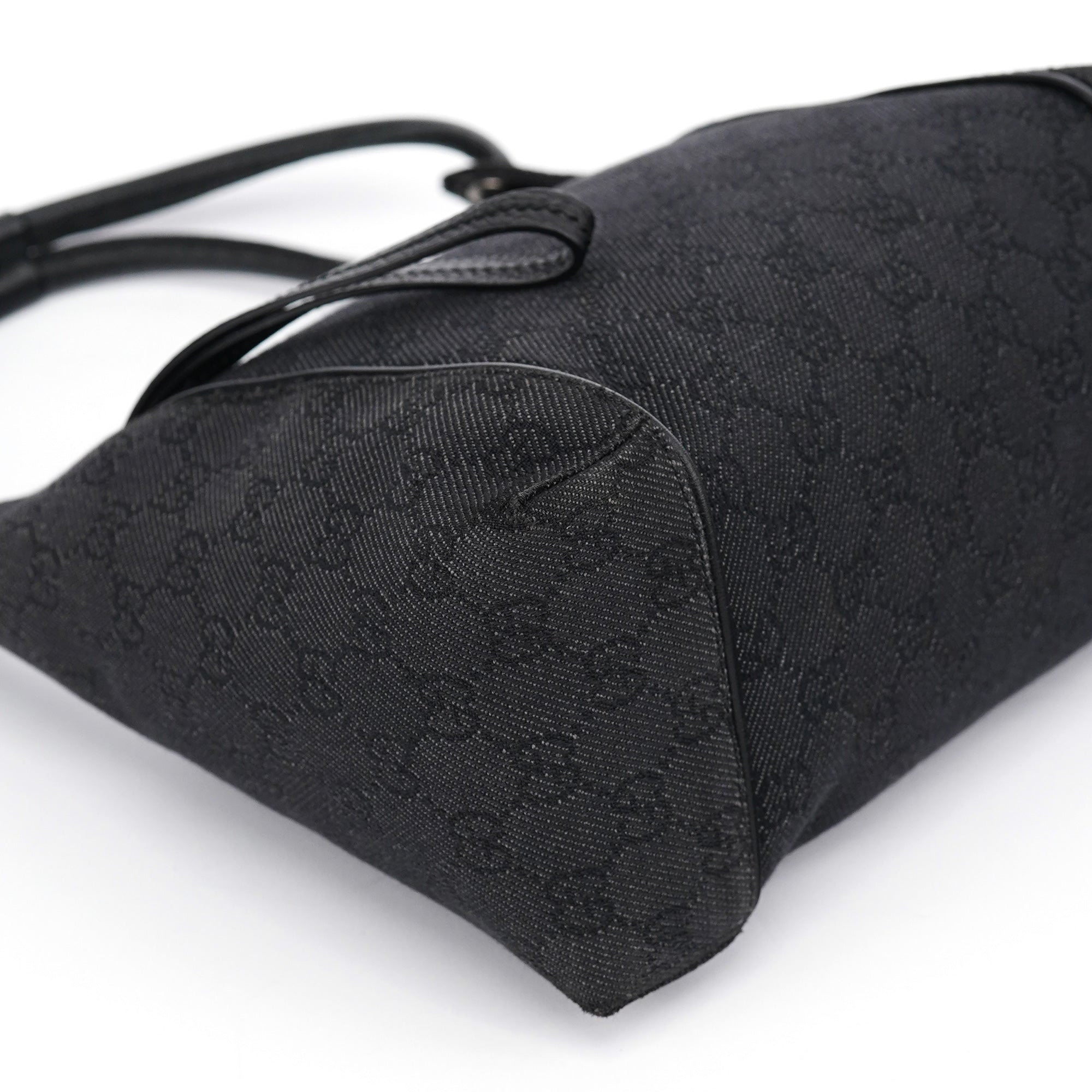 152280 Anthracite Denim GG Shoulder Bag