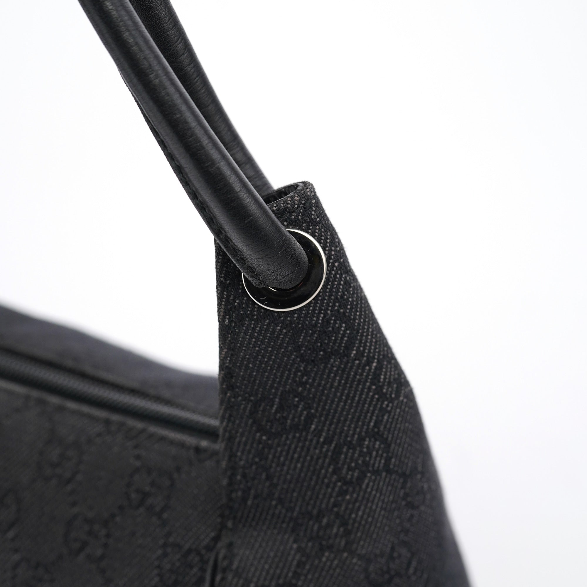 152280 Anthracite Denim GG Shoulder Bag