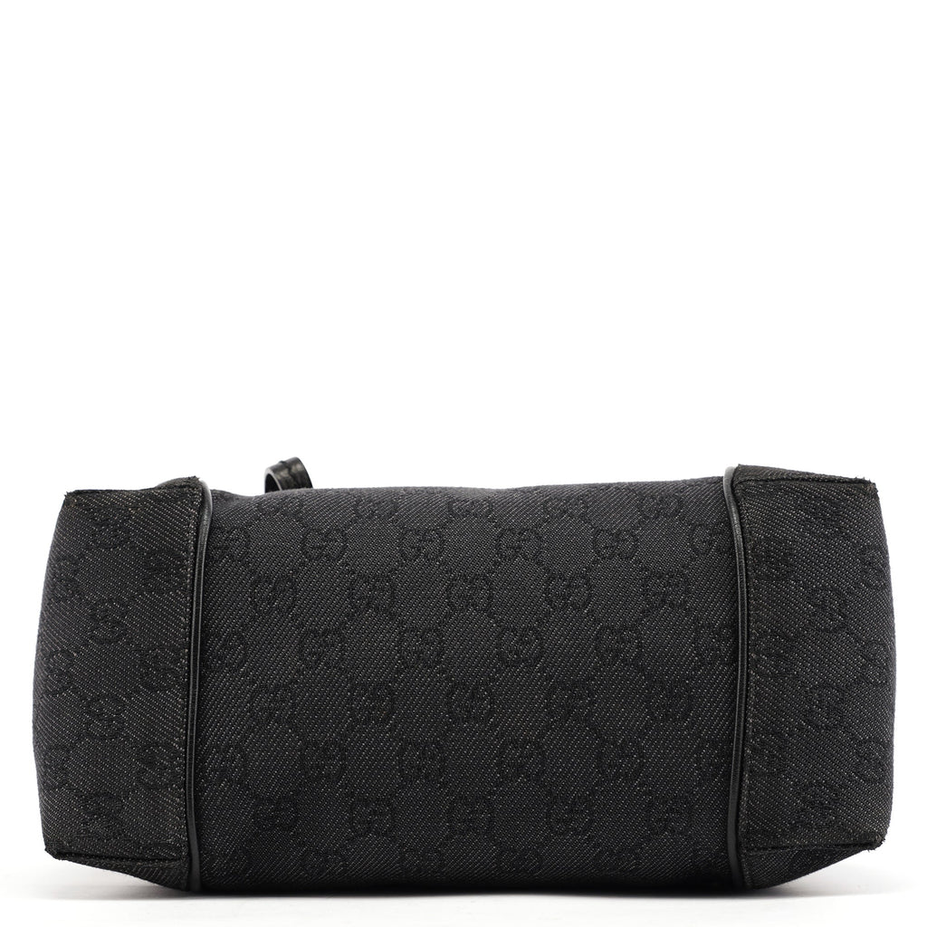 152280 Anthracite Denim GG Shoulder Bag