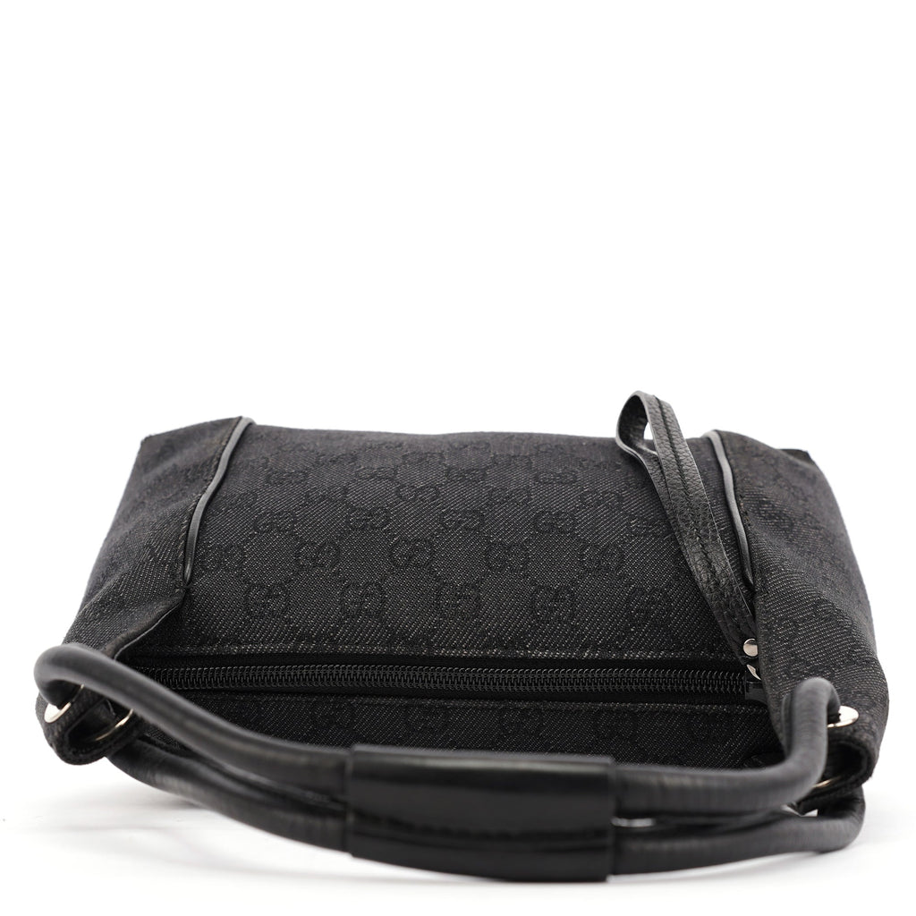 152280 Anthracite Denim GG Shoulder Bag