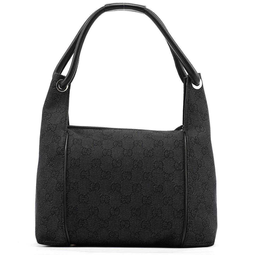 152280 Anthracite Denim GG Shoulder Bag