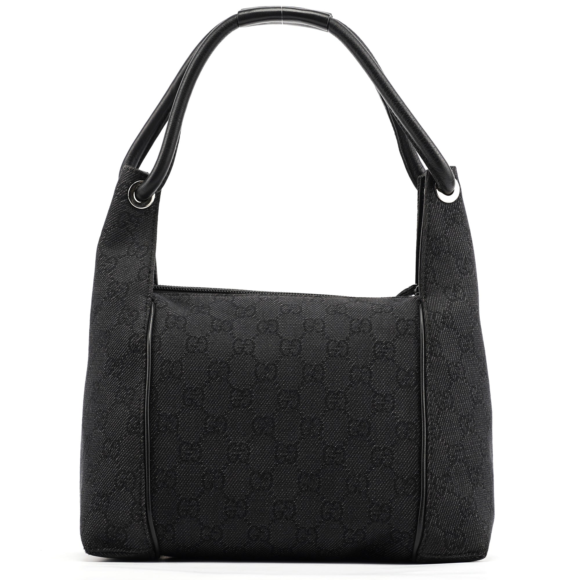 152280 Anthracite Denim GG Shoulder Bag